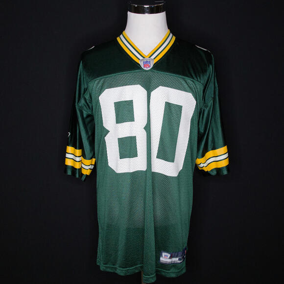 Men's Green Bay Packers NFL Reebok Mesh #80 Donald Driver Football Jersey Sz XL